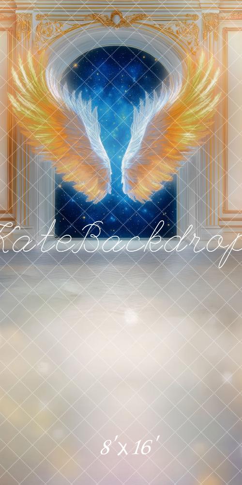 Kate Sweep Golden Wings Night Backdrop Designed by Mini MakeBelieve - Kate Backdrop AU