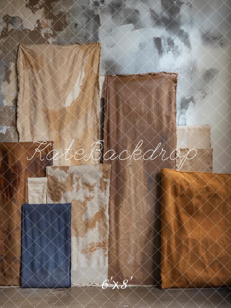 NEW Kate Vintage Abstract Fabric Wall Backdrop Designed by Kate Image
