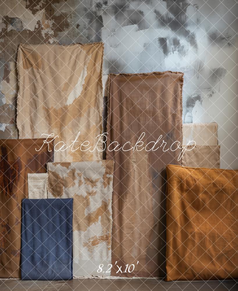 NEW Kate Vintage Abstract Fabric Wall Backdrop Designed by Kate Image