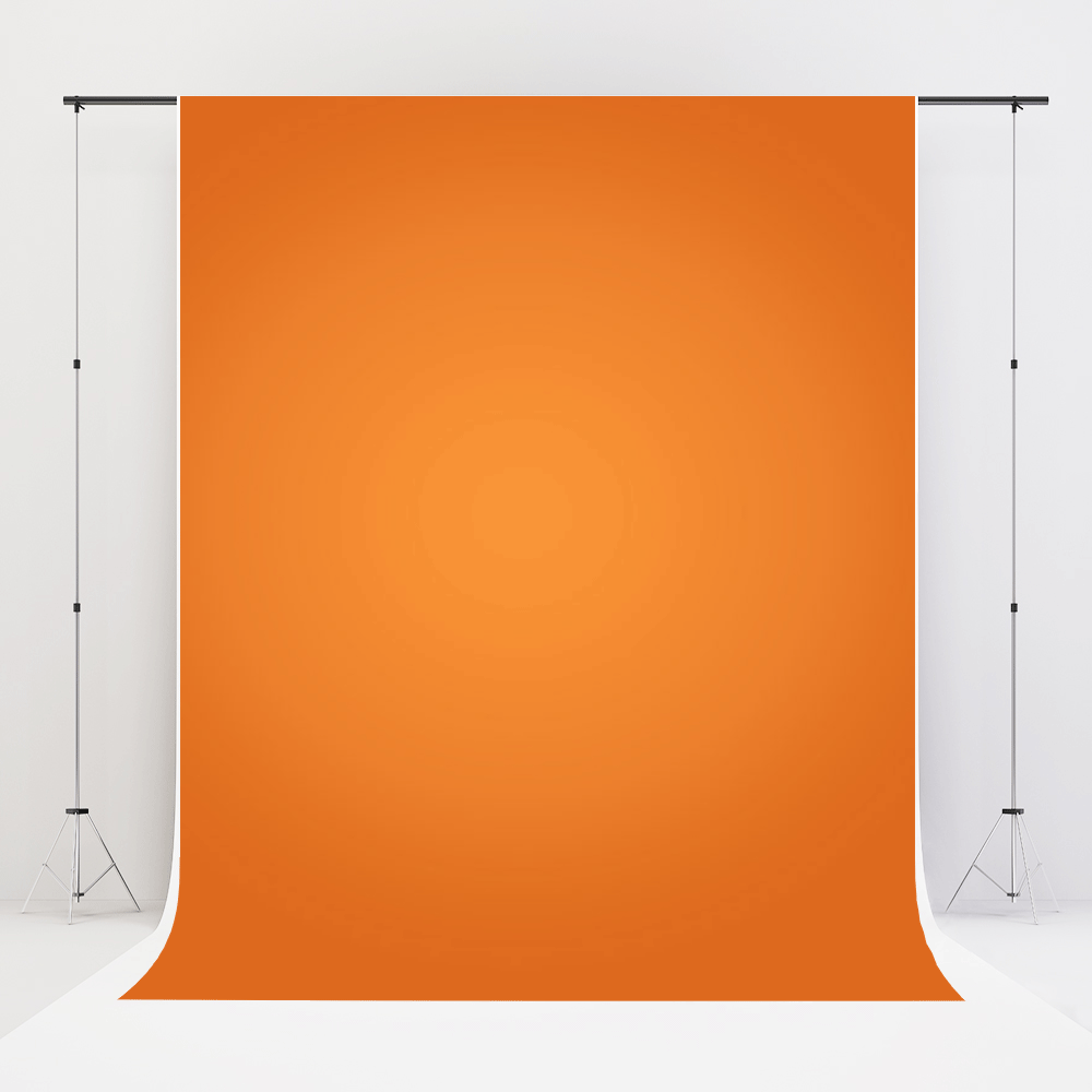 Kate Solid Solid Orange Photo Vinyl Floor Backdrop - Kate Backdrop AU