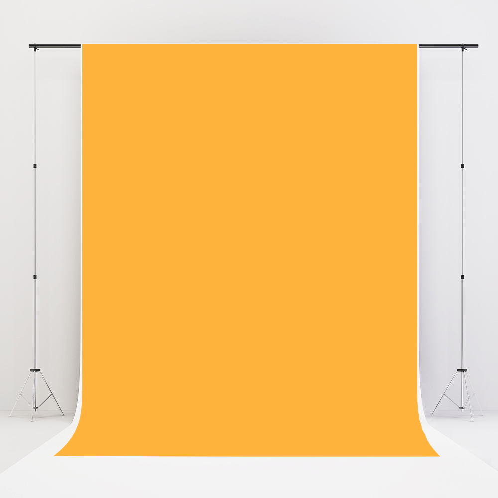Kate Solid Yellow Vinyl Floor Backdrop