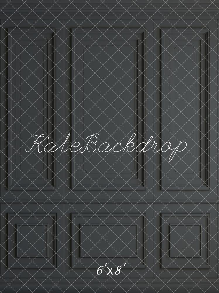 Kate Gray Black Vintage Wall Fleece Backdrop for Photography - Kate Backdrop AU