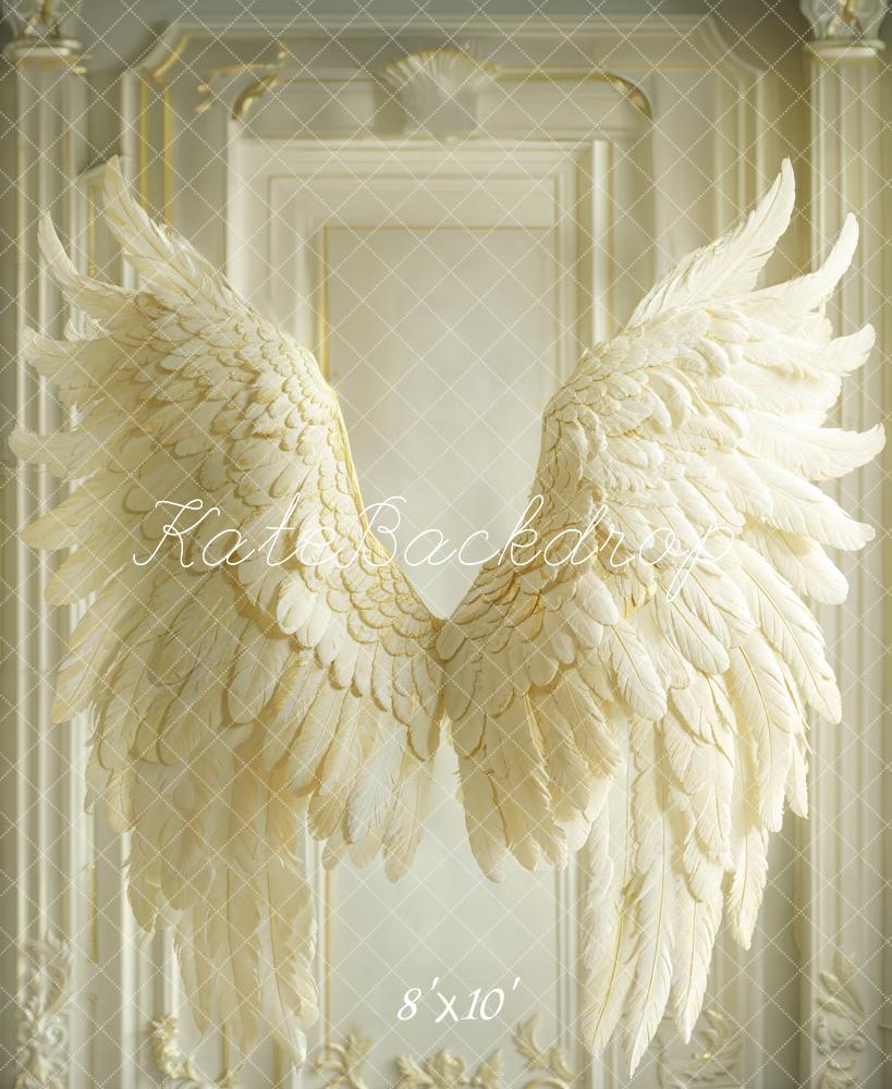 Kate Fleece Angel Wings Elegant Backdrop Designed by Emetselch - Kate Backdrop AU