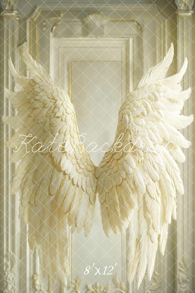 Kate Fleece Angel Wings Elegant Backdrop Designed by Emetselch - Kate Backdrop AU