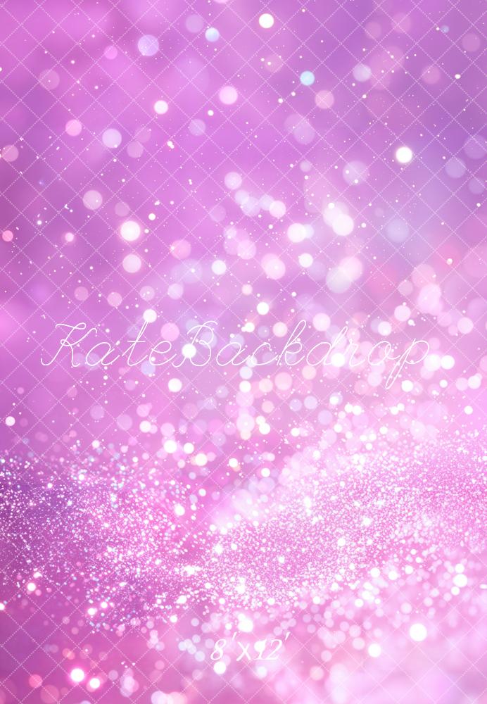 Kate Fleece Purple Sparkling Bokeh Backdrop Designed by Chain Photography