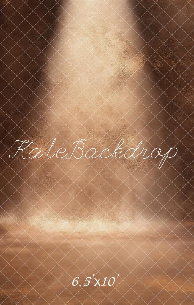 NEW Kate Fleece Retro Brown Light Abstract Backdrop Designed by Kate Image