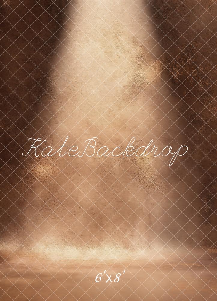 NEW Kate Fleece Retro Brown Light Abstract Backdrop Designed by Kate Image