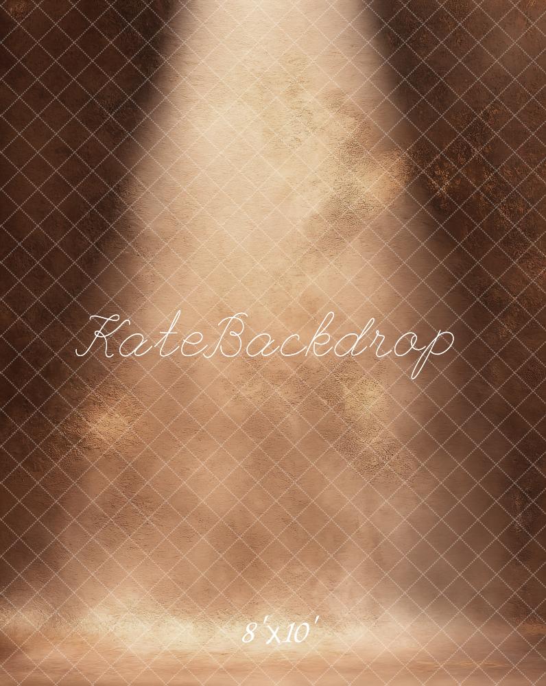 NEW Kate Fleece Retro Brown Light Abstract Backdrop Designed by Kate Image