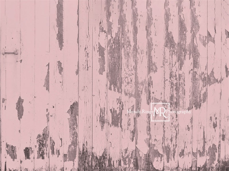 Kate Shabby Pink Barn Wood Backdrop Designed by Mandy Ringe Photography - Kate Backdrop AU