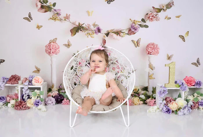 Kate Spring Backdrop Butterfly Garden Designed by Mandy Ringe Photography - Kate Backdrop AU