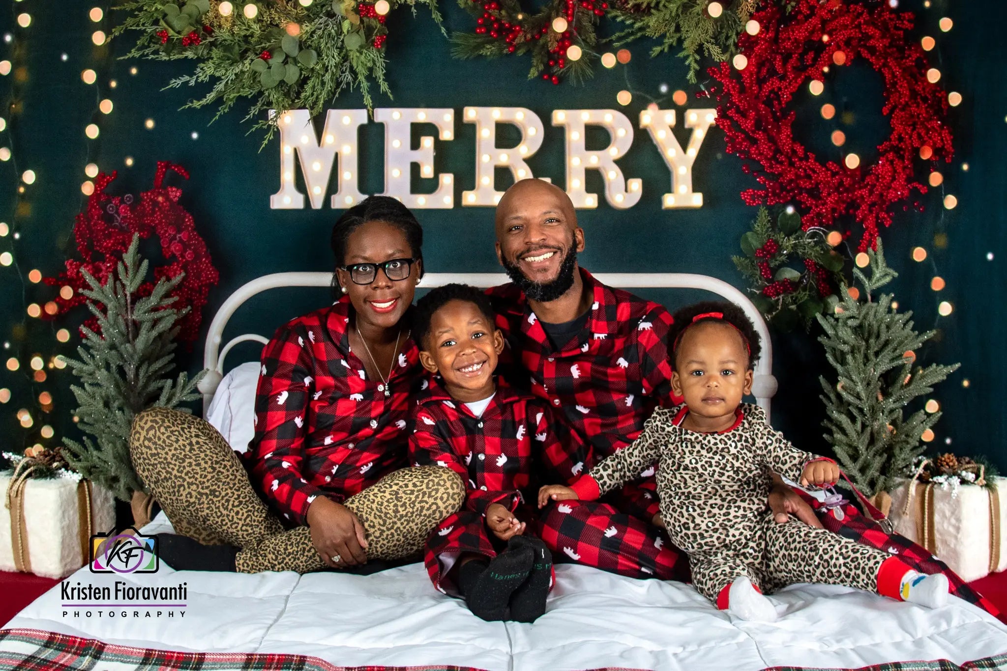 Kate Merry Christmas Fleece Backdrop Sparkle Headboard Designed By Mandy Ringe Photography - Kate Backdrop AU