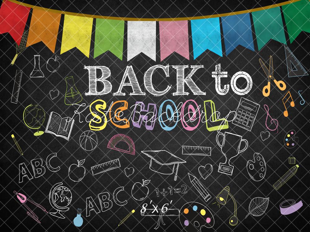 Kate Back to School Backdrop for Photography - Kate Backdrop AU