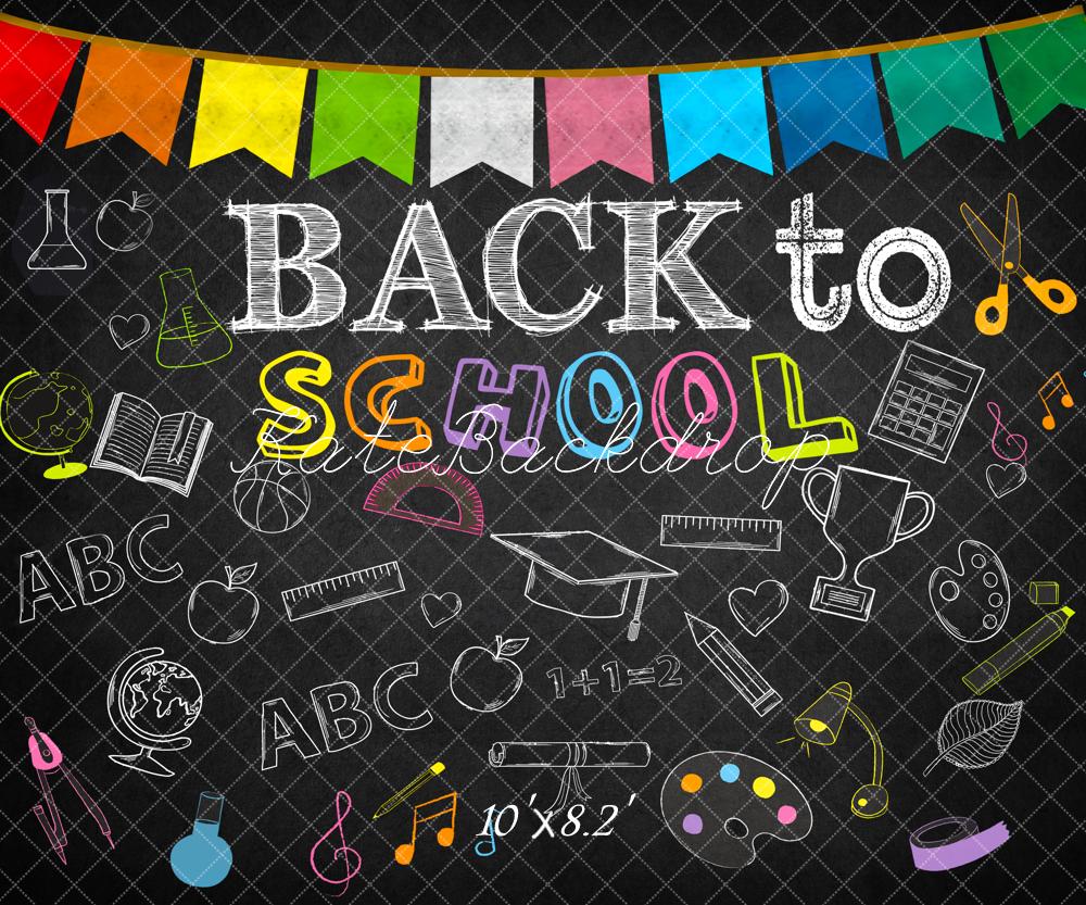 Kate Back to School Backdrop for Photography - Kate Backdrop AU