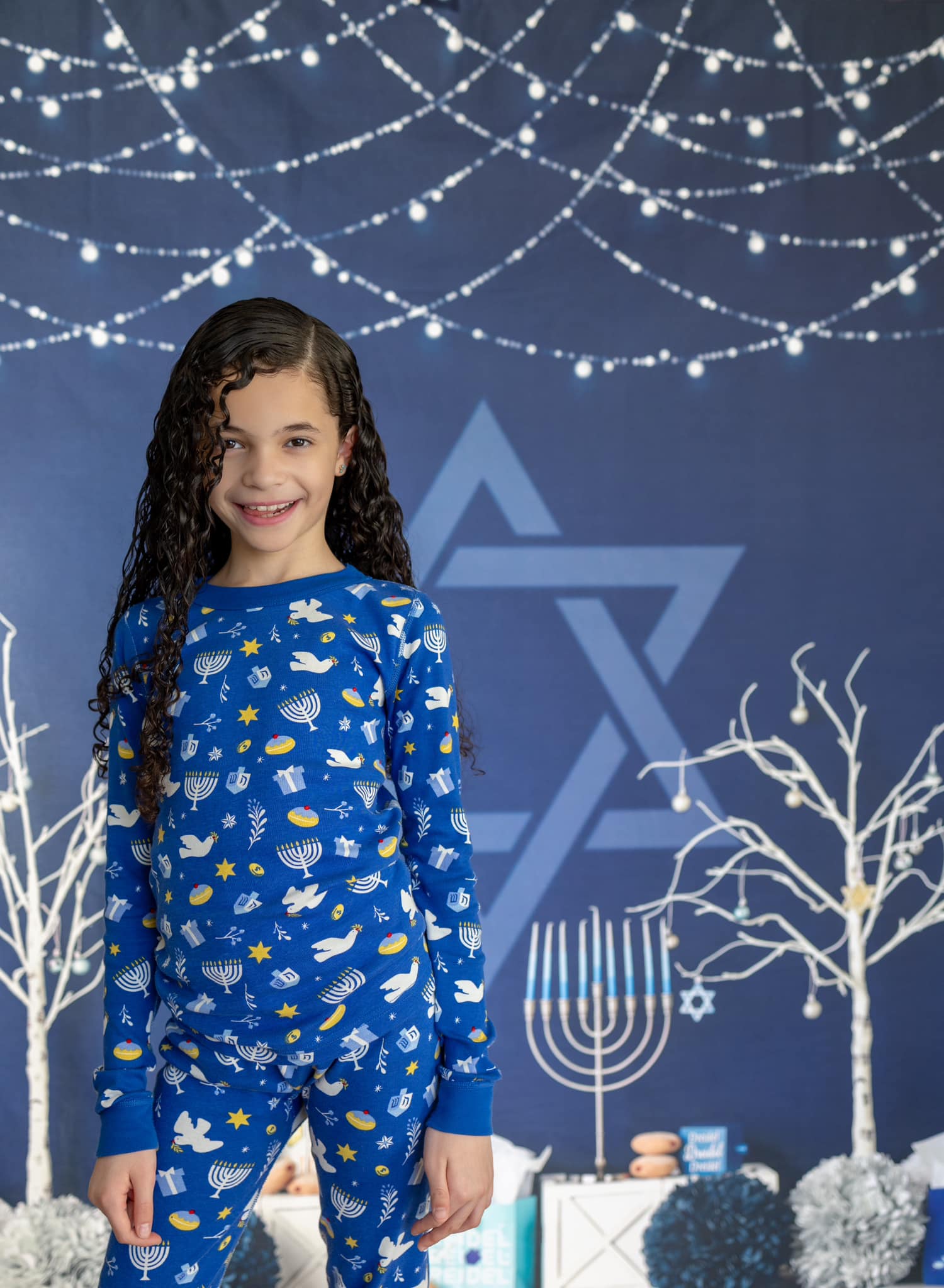 Kate Hanukkah Celebration Backdrop Designed by Mandy Ringe Photography - Kate Backdrop AU