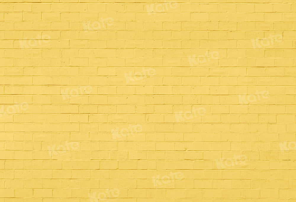Lightning Deals-#1 Kate Yellow Brick Wall Backdrop Designed by Chain Photography