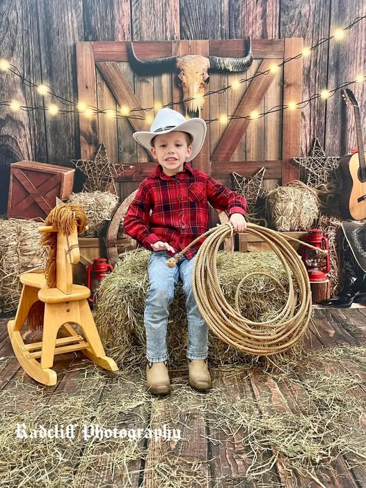 Kate Cow Boy Farm Backdrop Designed by Emetselch