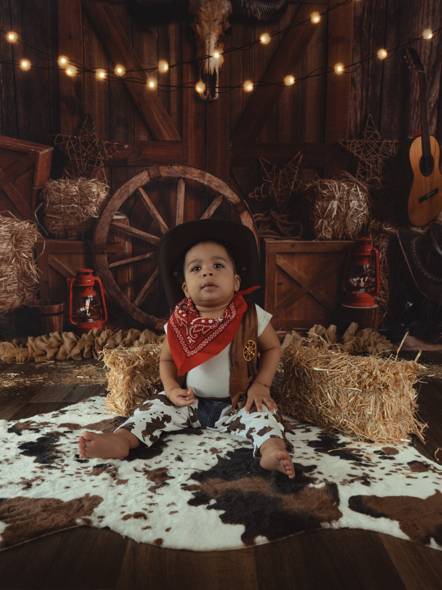 Kate Cow Boy Farm Backdrop Designed by Emetselch