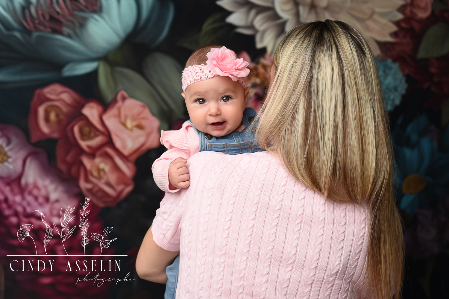 Kate Boho Blooming Floral Backdrop Designed by Chain Photography - Kate Backdrop AU