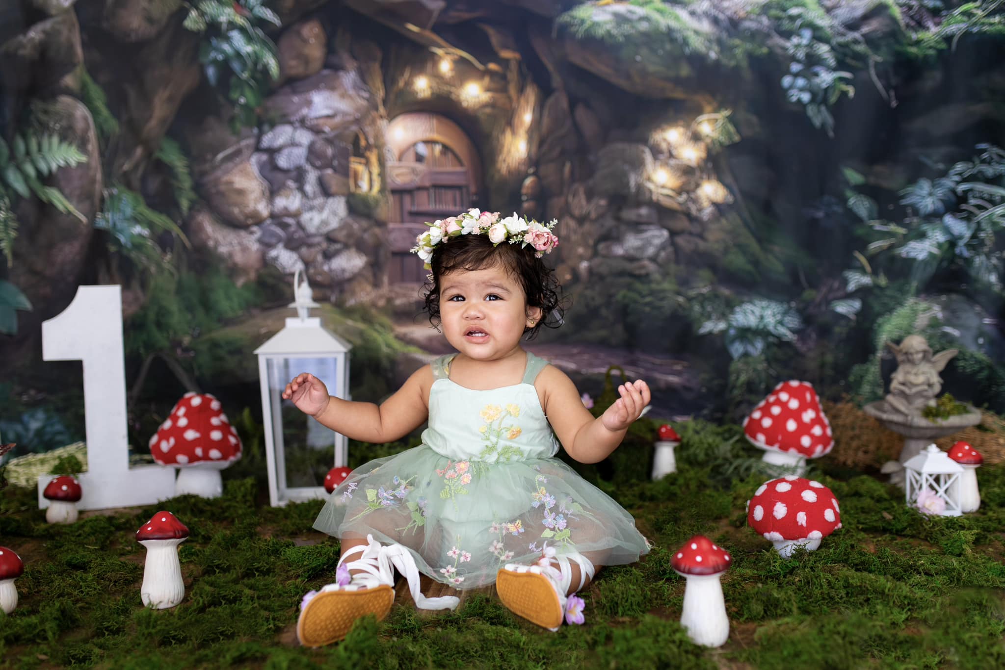 Kate Hobbit Gnome Elf Fairy Home Backdrop Designed by Mini MakeBelieve - Kate Backdrop AU