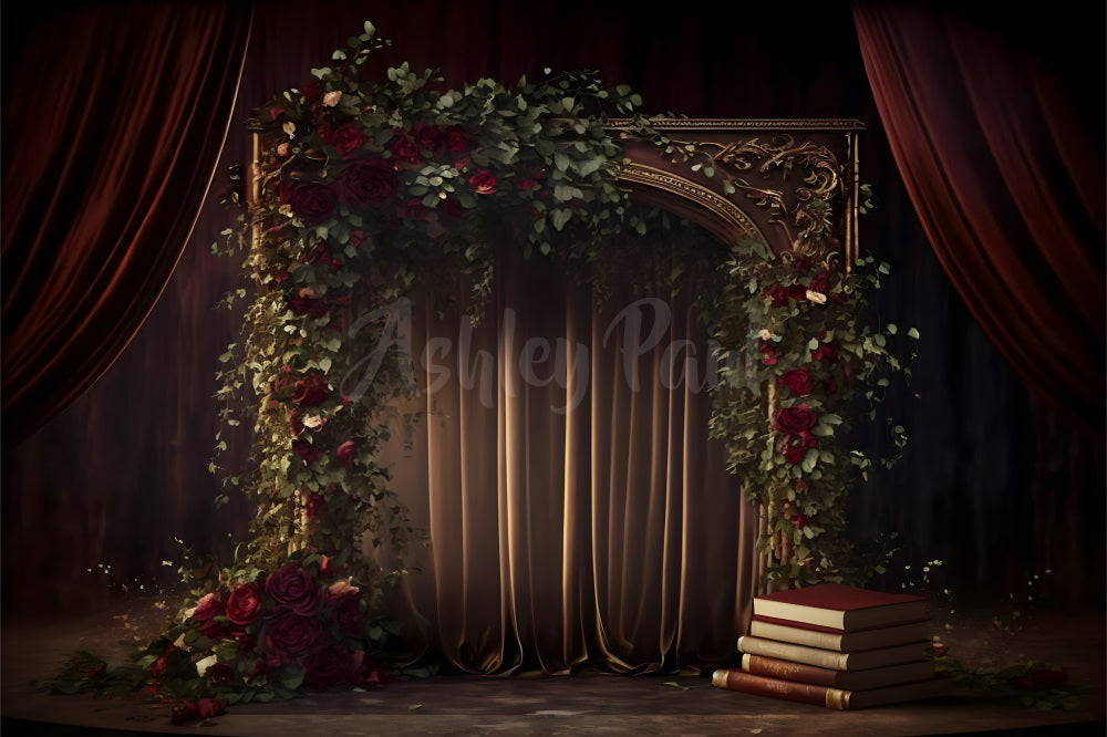 Kate Bella Rose Mystery Backdrop Designed by Ashley Paul - Kate Backdrop AU