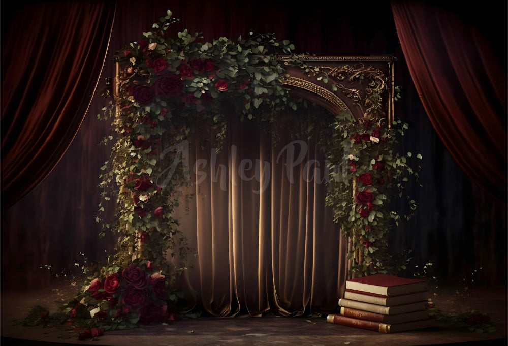 Kate Bella Rose Mystery Backdrop Designed by Ashley Paul - Kate Backdrop AU