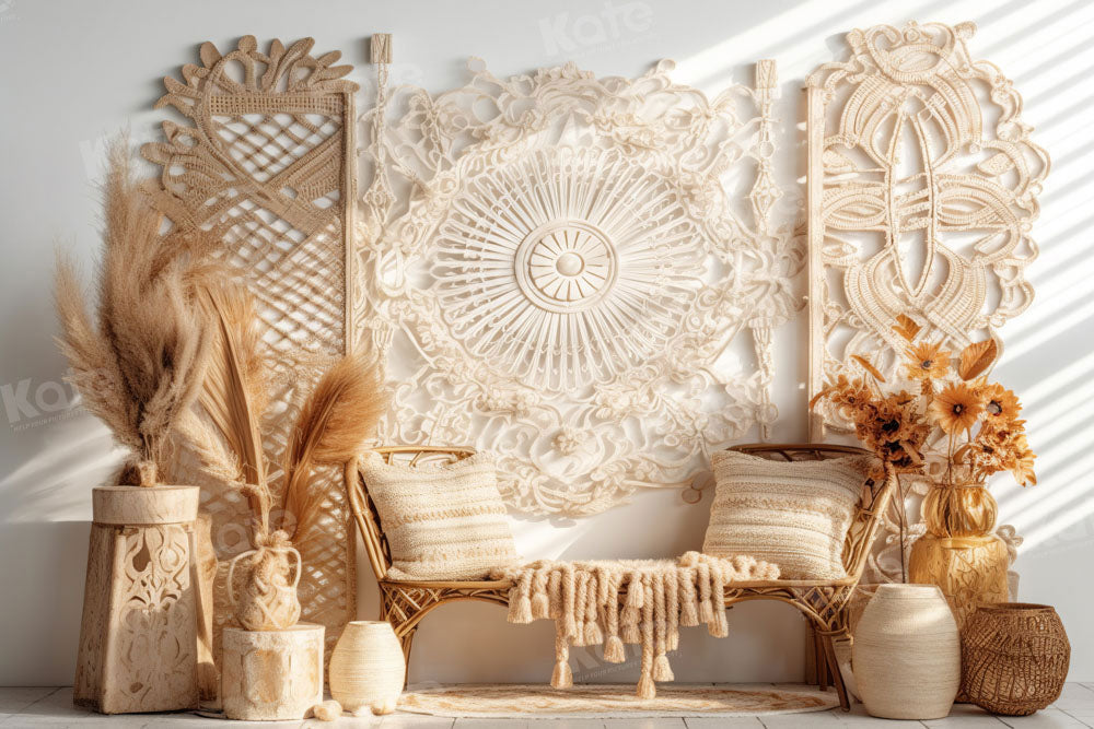 Kate Autumn Boho Backdrop Sunshine Hollow Screen Designed by Chain Photography - Kate Backdrop AU