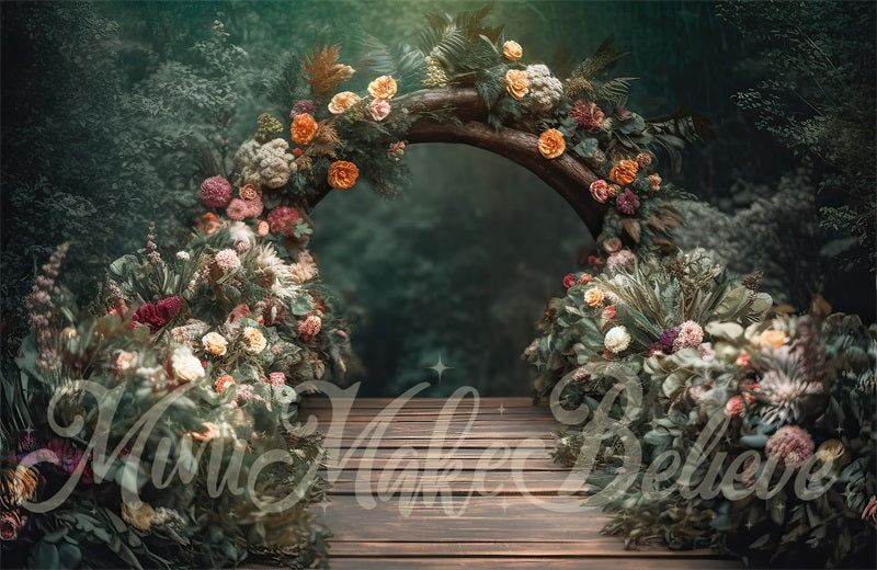 Kate Painterly Fine Art Fairy Path Backdrop Designed by Mini MakeBelieve