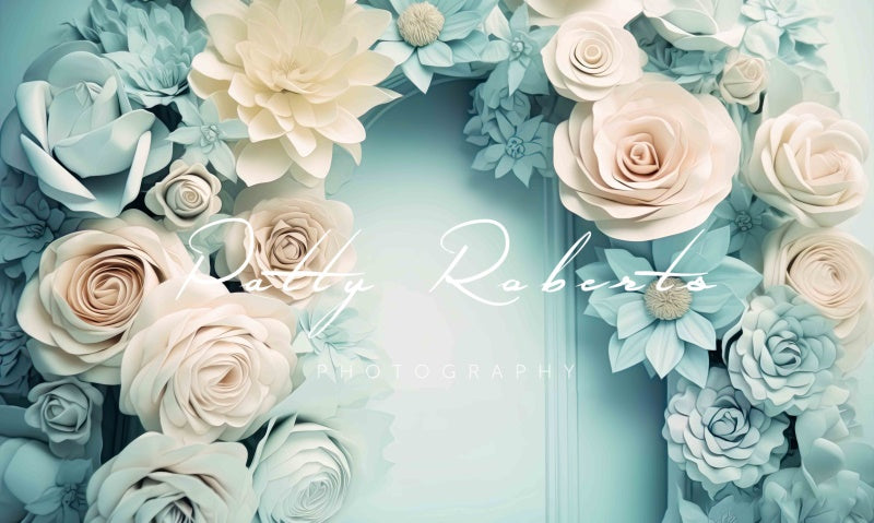 Kate Cotton Candy Painterly Flowers Backdrop Designed by Patty Robertss - Kate Backdrop AU