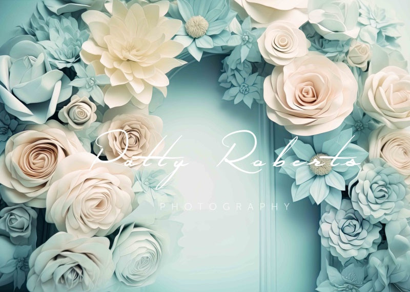 Kate Cotton Candy Painterly Flowers Backdrop Designed by Patty Robertss - Kate Backdrop AU