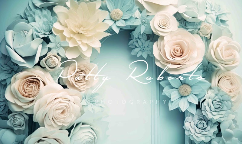 Kate Cotton Candy Painterly Flowers Backdrop Designed by Patty Robertss - Kate Backdrop AU