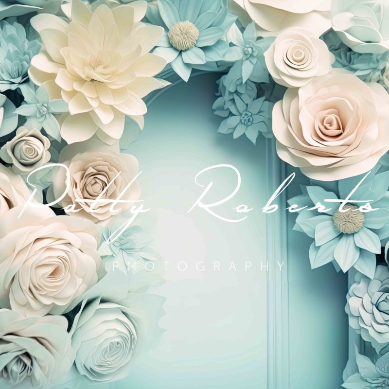 Kate Cotton Candy Painterly Flowers Backdrop Designed by Patty Robertss - Kate Backdrop AU