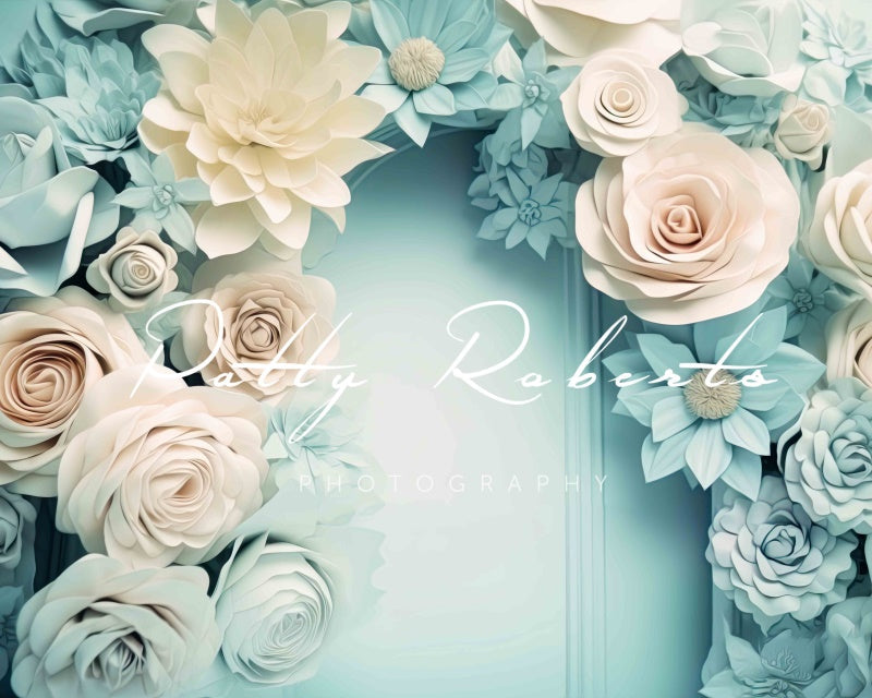 Kate Cotton Candy Painterly Flowers Backdrop Designed by Patty Robertss - Kate Backdrop AU