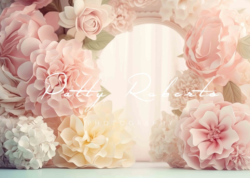 Kate  Floral Fantasy Backdrop Light Pink Wedding Party Designed by Patty Robertss - Kate Backdrop AU