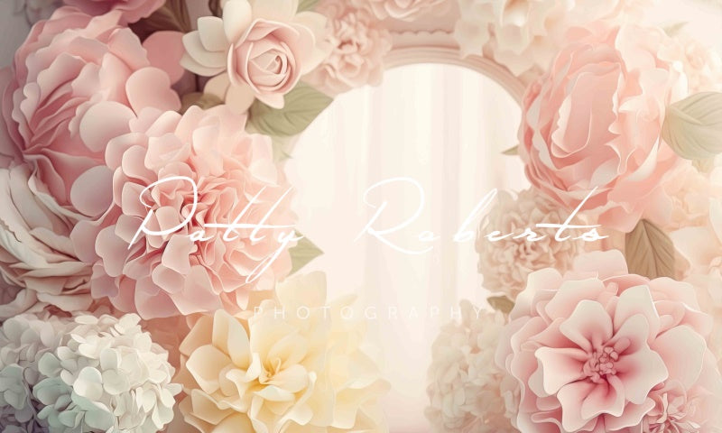 Kate  Floral Fantasy Backdrop Light Pink Wedding Party Designed by Patty Robertss - Kate Backdrop AU