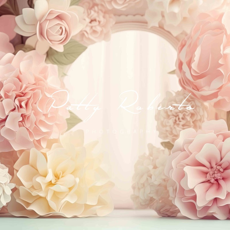 Kate  Floral Fantasy Backdrop Light Pink Wedding Party Designed by Patty Roberts