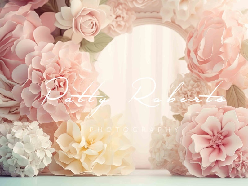 Kate  Floral Fantasy Backdrop Light Pink Wedding Party Designed by Patty Robertss - Kate Backdrop AU