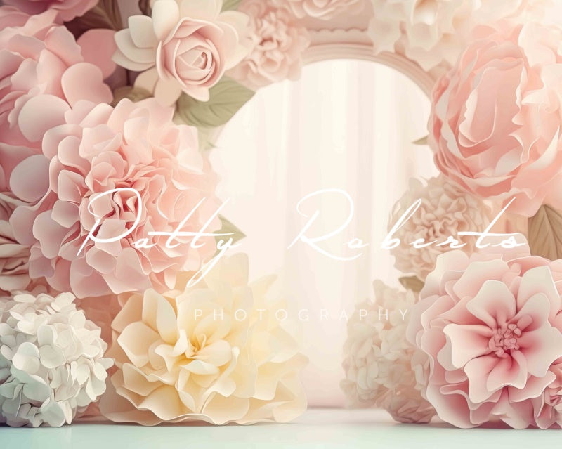 Kate  Floral Fantasy Backdrop Light Pink Wedding Party Designed by Patty Robertss - Kate Backdrop AU