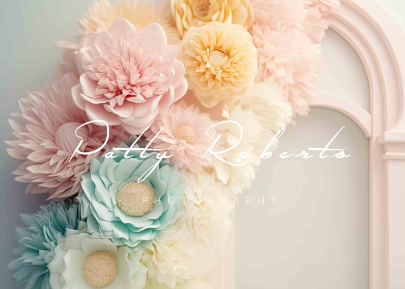Kate Pastel Petals and Posies Backdrop Designed by Patty Robertss - Kate Backdrop AU