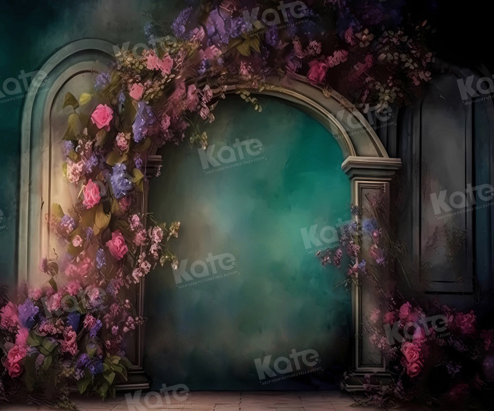 Kate Abstract Arched Flower Door Backdrop for Photography