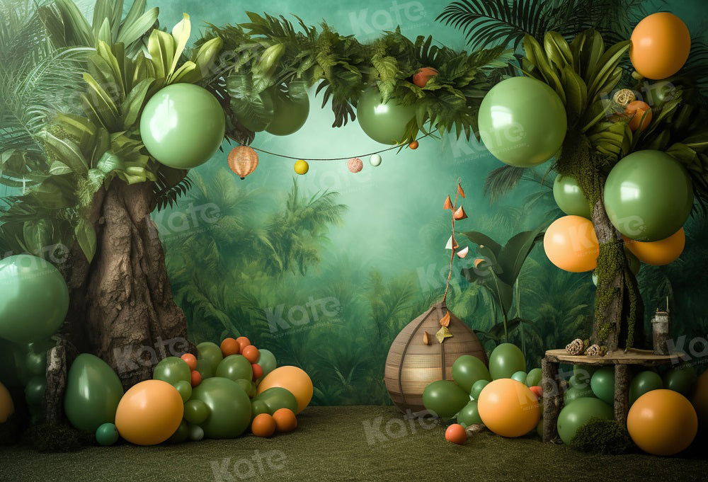 Kate Forest Balloon Party Backdrop for Photography - Kate Backdrop AU