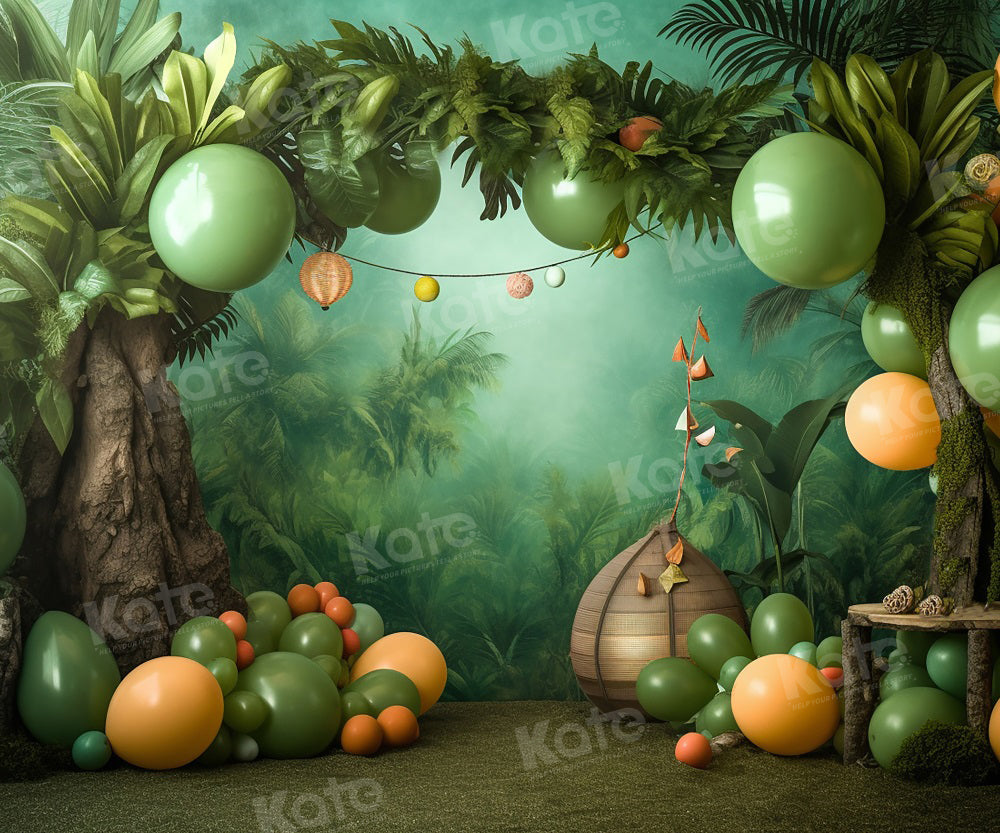 Kate Forest Balloon Party Backdrop for Photography - Kate Backdrop AU