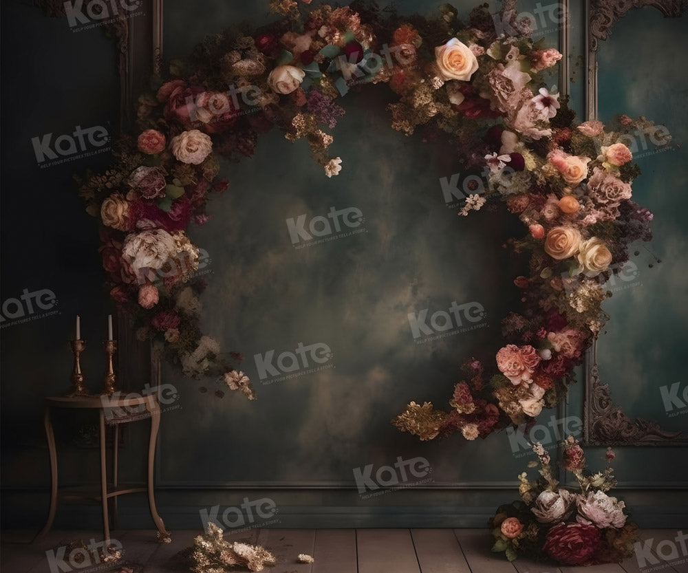 Kate Vintage Wreath Abstract Backdrop for Photography