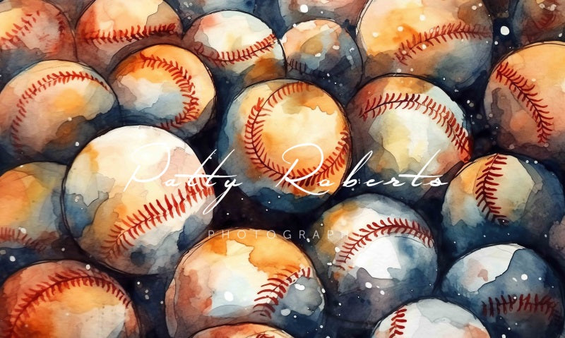 Kate Baseball-Inspired Backdrop Designed by Patty Robertss - Kate Backdrop AU