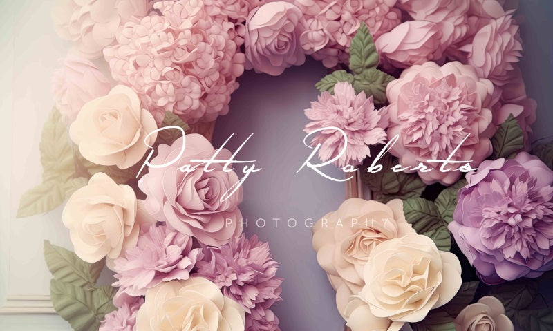 Kate Fragrant Lavender Florals Backdrop Designed by Patty Robertss
