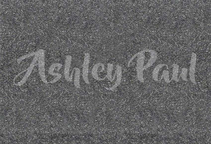 Kate Dark Gray Pavement Backdrop Designed by Ashley Paul - Kate Backdrop AU
