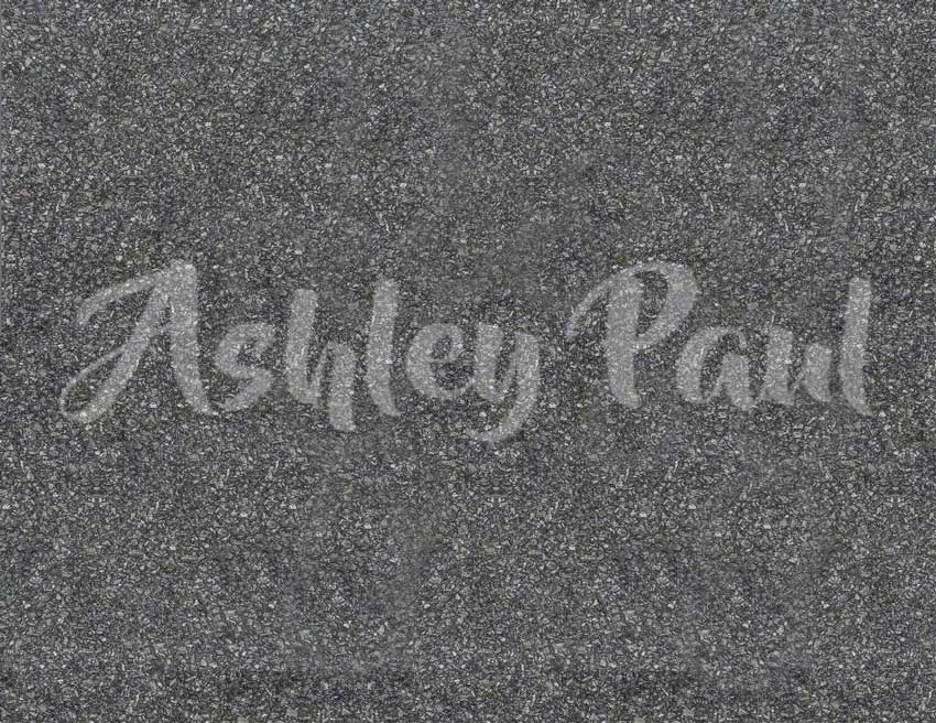Kate Dark Gray Pavement Backdrop Designed by Ashley Paul - Kate Backdrop AU
