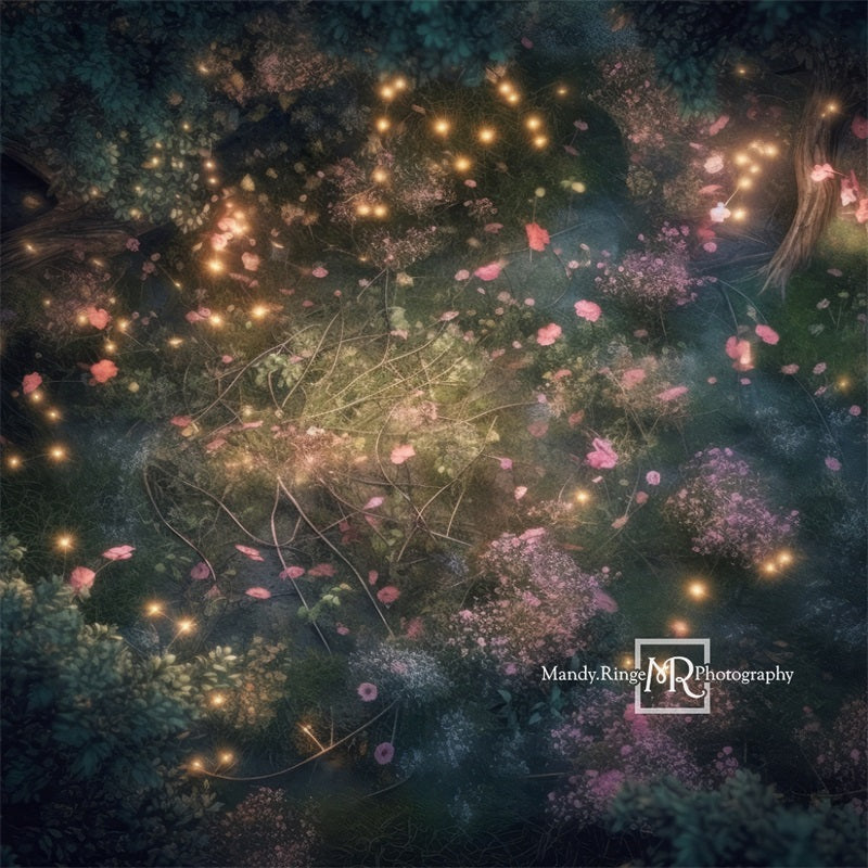 Kate Spring Fairy Forest Floor Backdrop Designed by Mandy Ringe Photography
