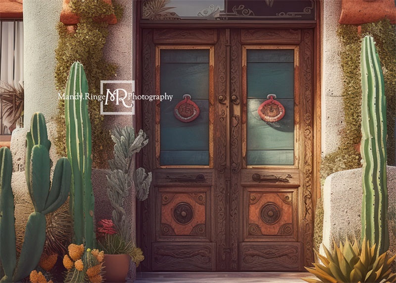 Kate Mexican Hacienda Front Porch Backdrop Designed by Mandy Ringe Photography - Kate Backdrop AU