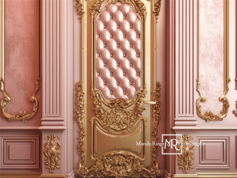 Kate Ornate Princess Wall with Tufted Door Backdrop Designed by Mandy Ringe Photography - Kate Backdrop AU