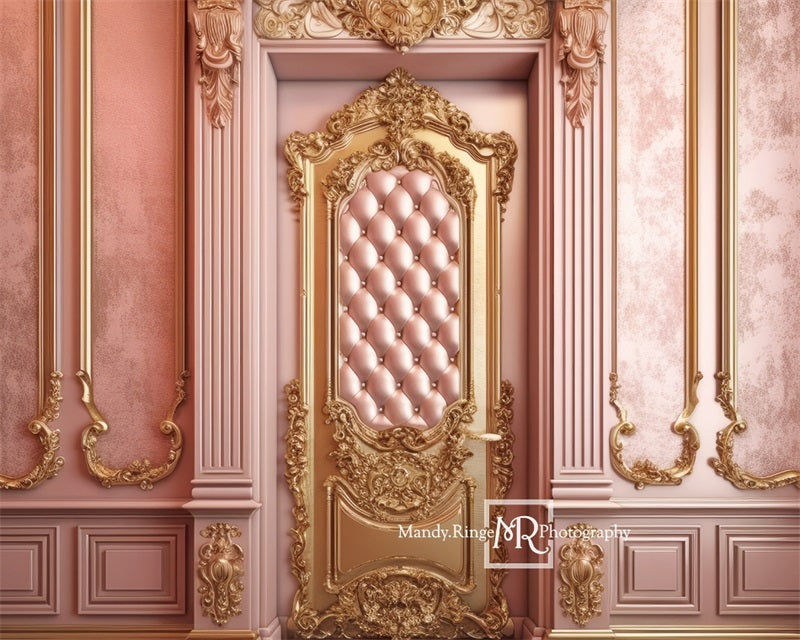 Kate Ornate Princess Wall with Tufted Door Backdrop Designed by Mandy Ringe Photography - Kate Backdrop AU